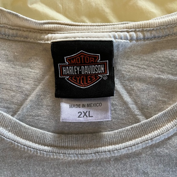 Harley-Davidson Vintage Light Blue Men's Tee - Picture 5 of 5